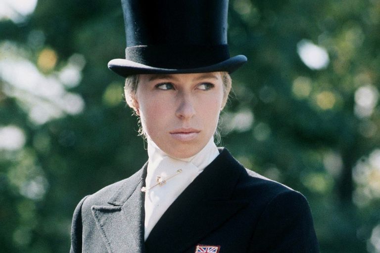 Princess Anne in dressage outfit