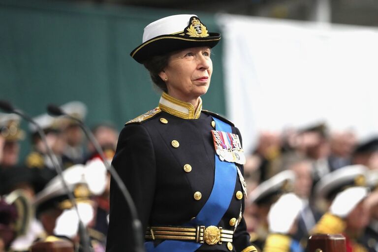 Princess Anne in uniform