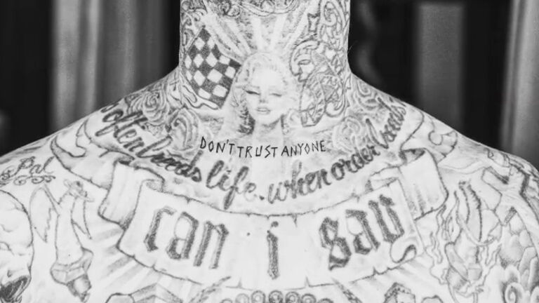 Travis Barker tattoo