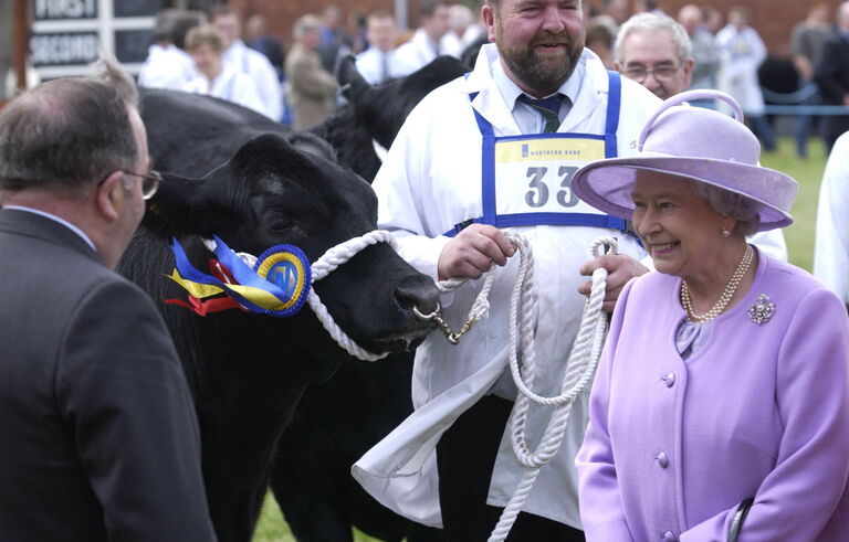 Queen At Agricultural Show