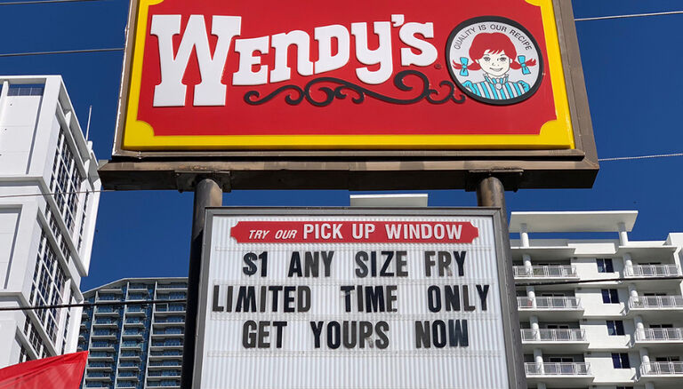 Wendy’s Sign Miami