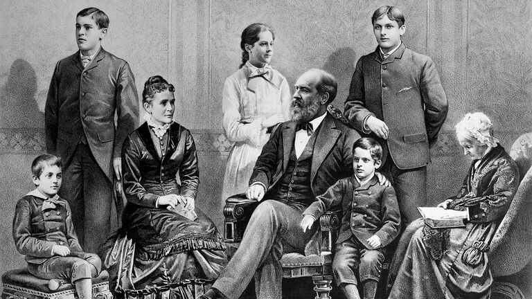 James Garfield family