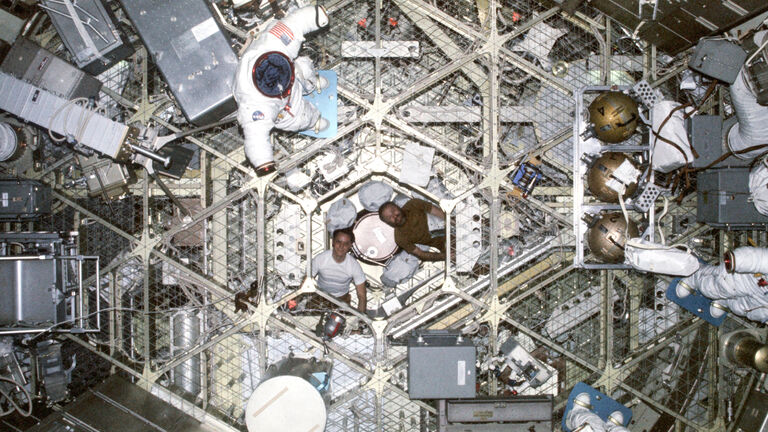 Skylab looking down