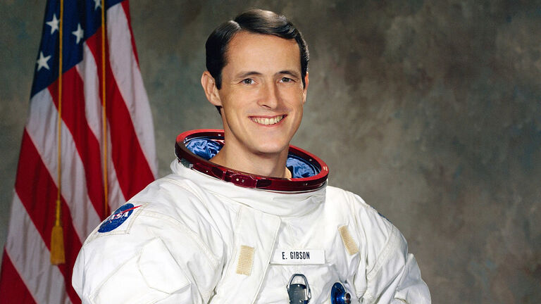 Astronaut Edward G. Gibson