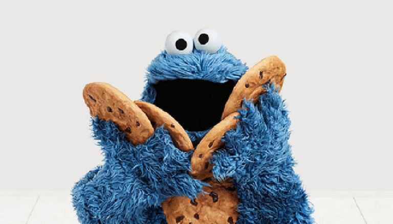 Monster with cookies