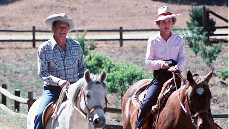 Ronald Reagan wife Nancy ranch
