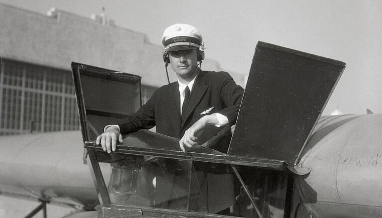 Howard Hughes in Pilot Uniform