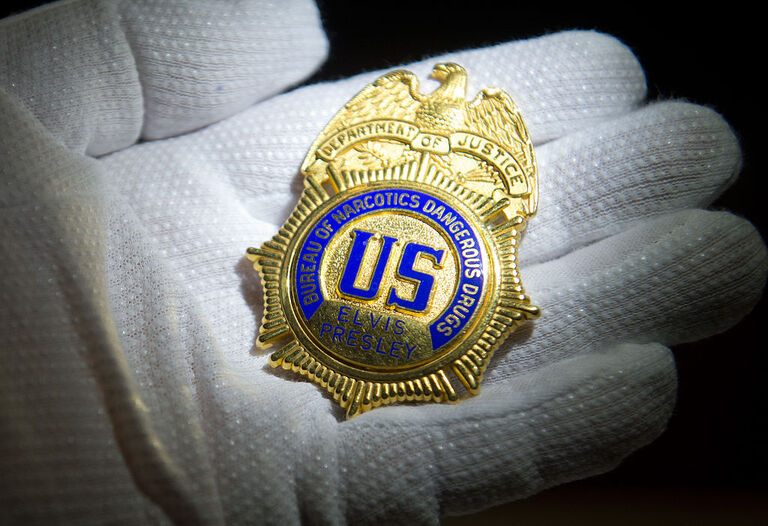 Elvis police badge