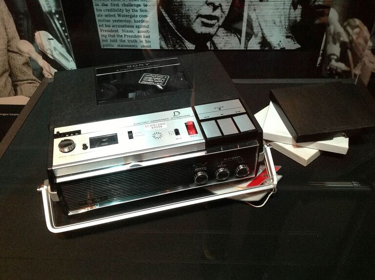 Nixon tape recorder