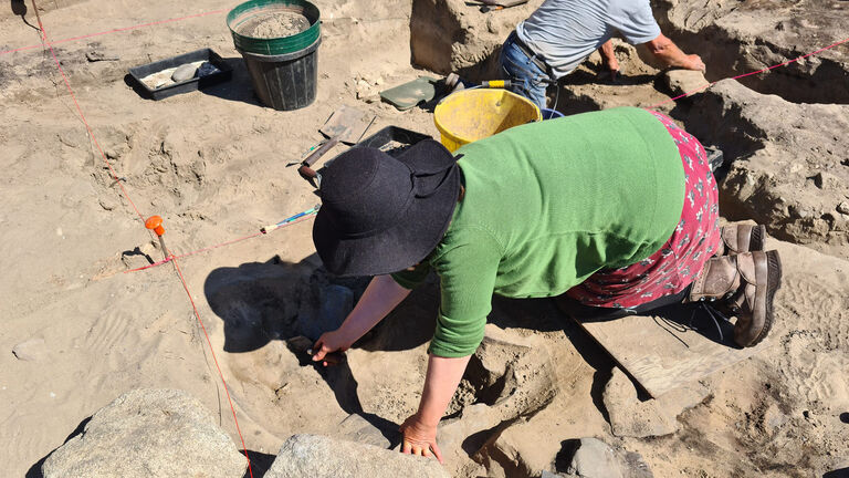Archaeologists Whitesands Bay