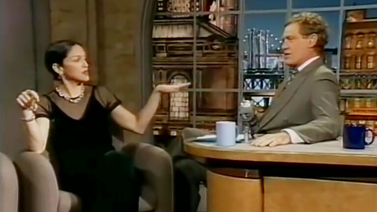 David Letterman Madonna