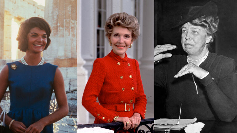 Jacqueline Kennedy ,Nancy Reagan and Eleanor Roosevelt