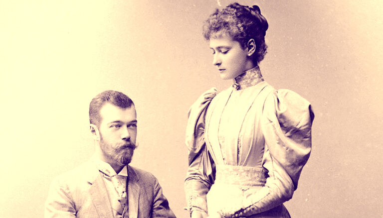 Alix and Nicky formal in 1894