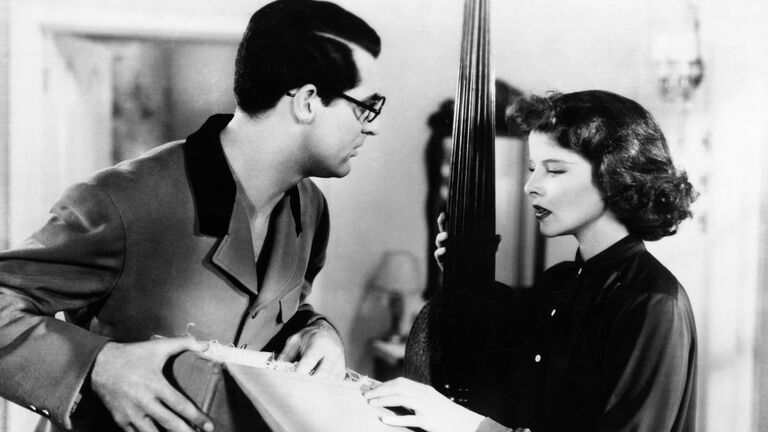 Katharine Hepburn with Cary Grant