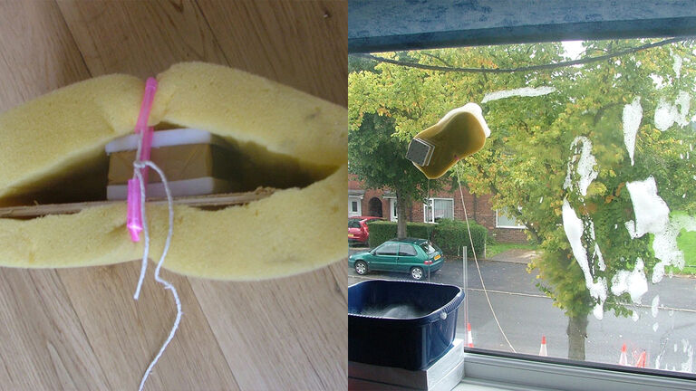Window cleaning hack