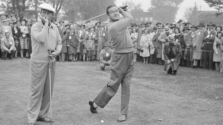 Bing Crosby and Bob Hope Goofing and Golfing