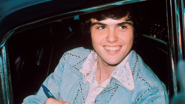 Donny Osmond of The Osmonds, signing autograph