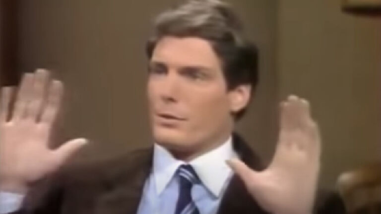 Christopher Reeve on Marlon Brando || Late Night Show 1982