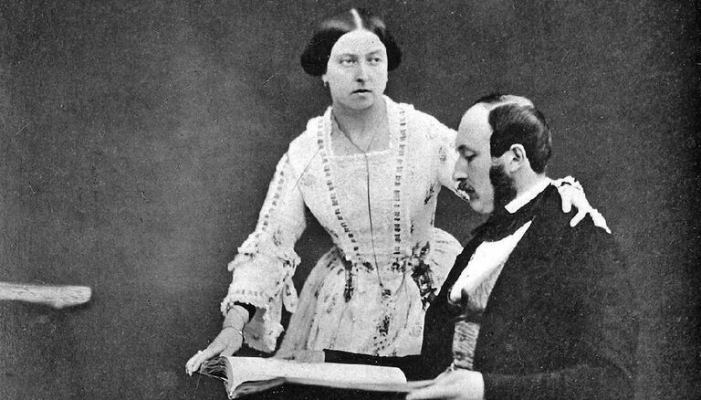 Queen Victoria and Prince Albert 1854