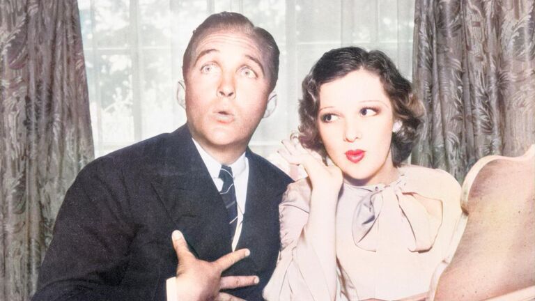 Bing Crosby with His Wife