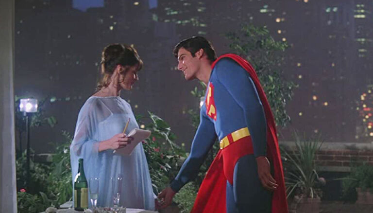 Christopher Reeve and Margot Kidder in Superman (1978)