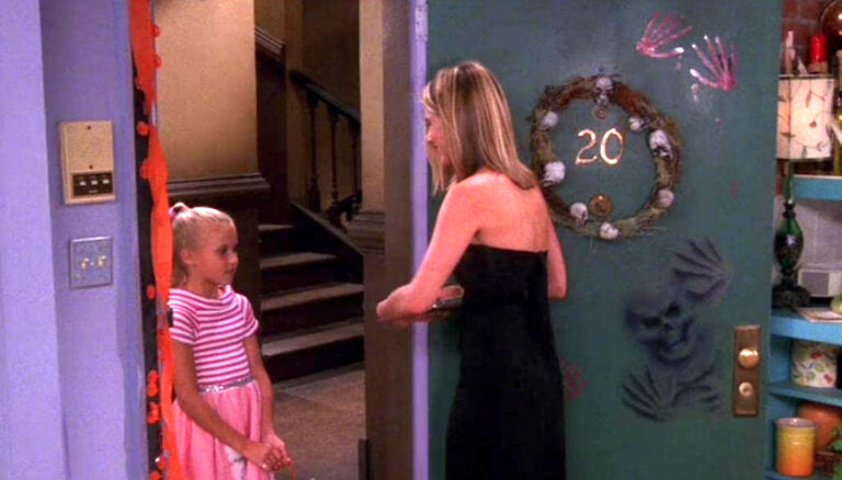Jennifer Aniston and Emily Osment in Friends