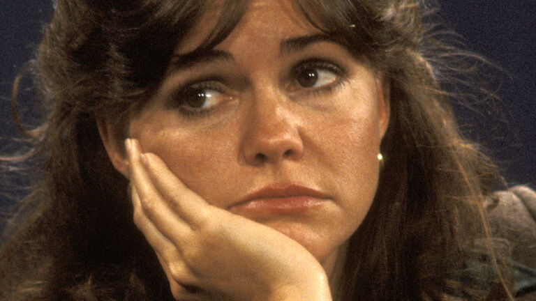 Sally Field during Tapeing the The Bill Boggs