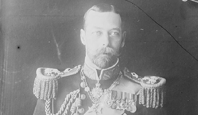 King George V in uniform