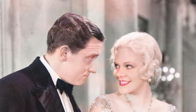Spencer Tracy and Alice Faye in Now I'll Tell