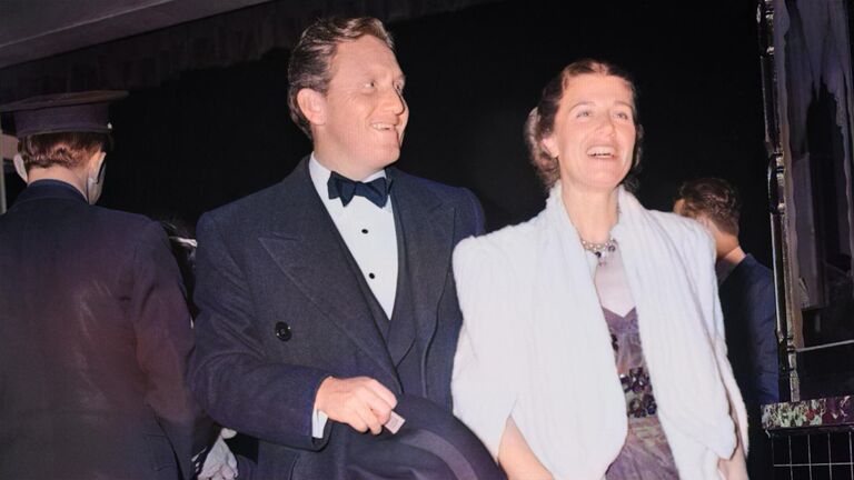 Spencer Tracy at Premiere with Wife