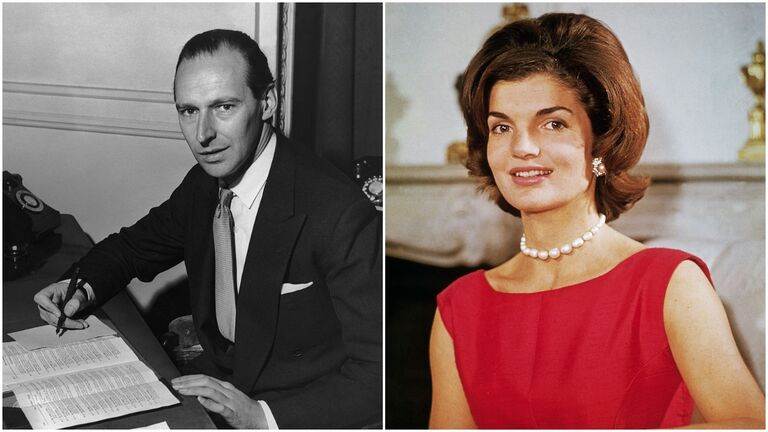 David Ormsby-Gore and Jackie Kennedy
