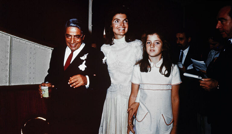 Jackie Kennedy and Aristotle Onassis