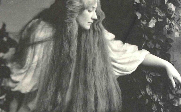 woman with long hair