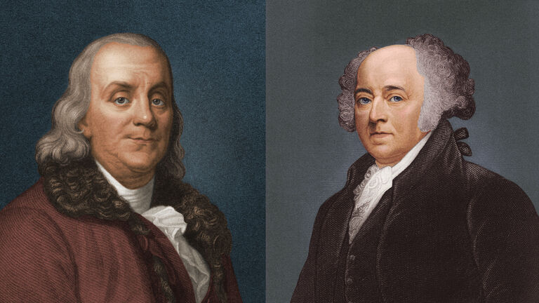 Benjamin Franklin and John Adams