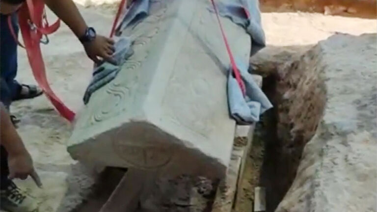 Visigoth sarcophagus Los Villaricos de Mula