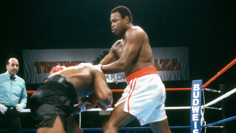 Larry Holmes and Mike Tyson