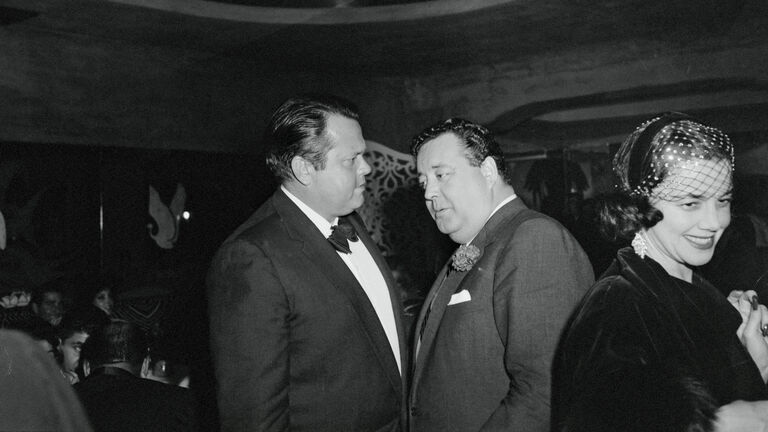 Jackie Gleason and Orson Welles