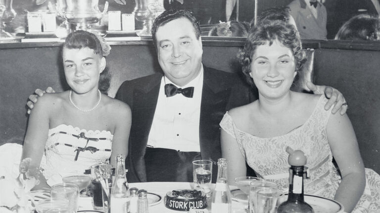 Jackie Gleason with daughters