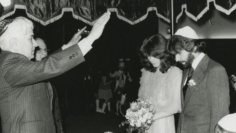 Henry Winkler and Stacey Weitzman Wedding