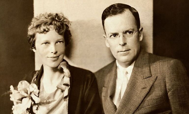 Amelia Earhart and George Putnam