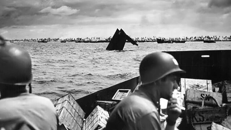 Coast Guardsmen at Tarawa