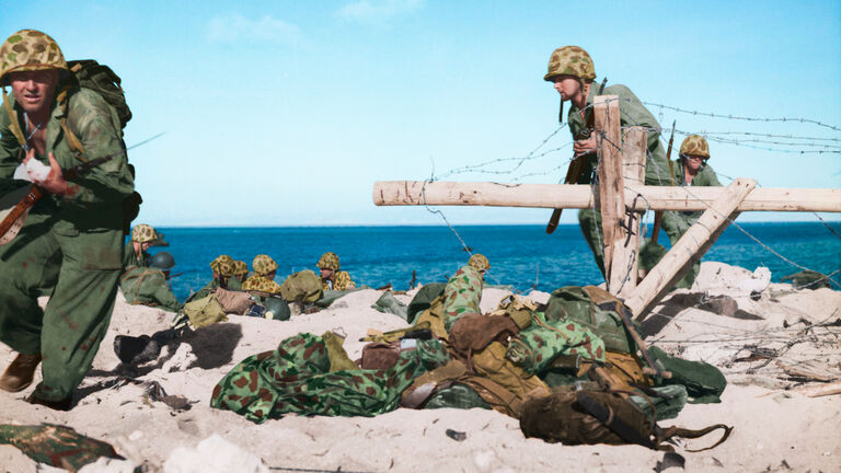 US Marines Betio Tarawa 1943