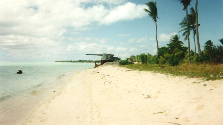 Japanese defences on Tarawa
