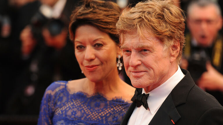 Robert Redford  and  Sibylle Szaggars