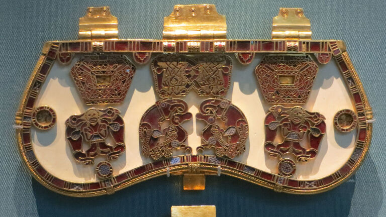 purse lid from the Sutton Hoo ship burial