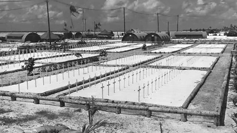 Cemetery at Tarawa
