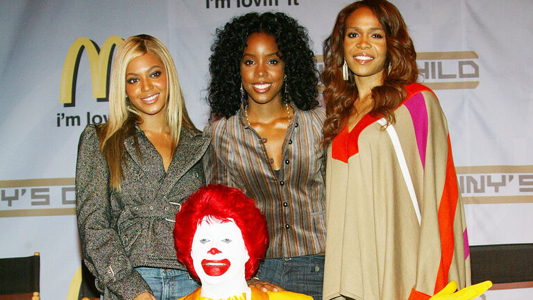 Destiny's Child with Ronald McDonald