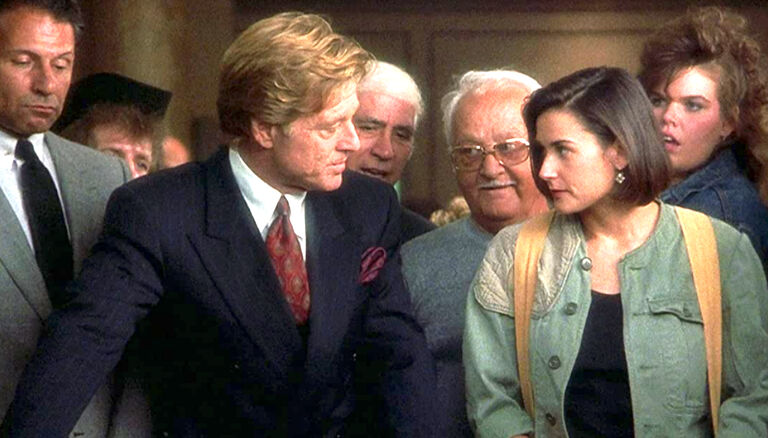 Demi Moore and Robert Redford in Indecent Proposal