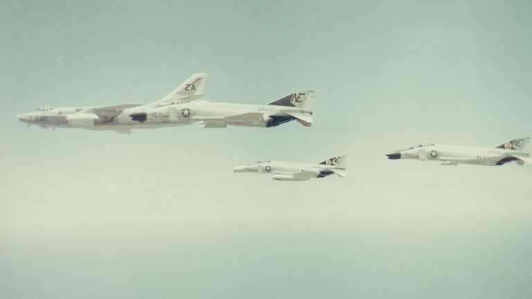F4 Phantoms In Flight