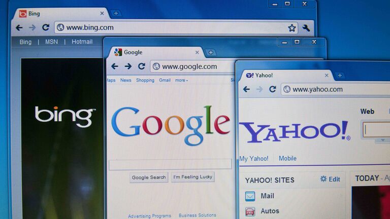 Bing Google and Yahoo